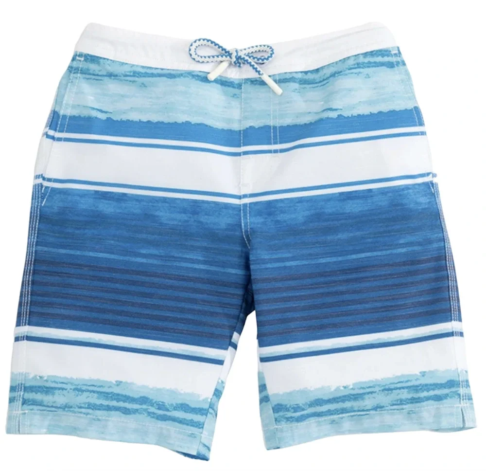 JOHNNIE-O BOYS MARLIN TRELLIS JR. HALF ELASTIC SWIM TRUNKS SHORTS BOARDSHORT 5